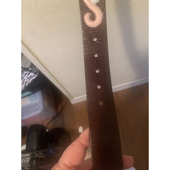 Streets Ahead Belt With Nbel Italy Teal Silvertone Buckle Pink & Turq Pink Stud main image 9